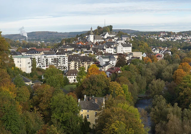 Altstadt vom Ehmsendenkmal in Arnsberg