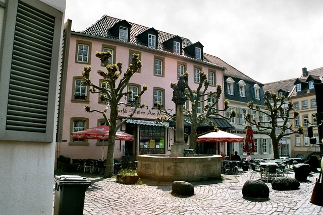 Marktplatz mit Marktbrunnen in Kusel