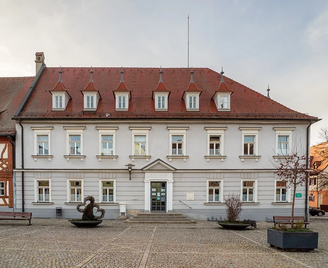 Rathaus am Marktplatz in Höchstadt an der Aisch