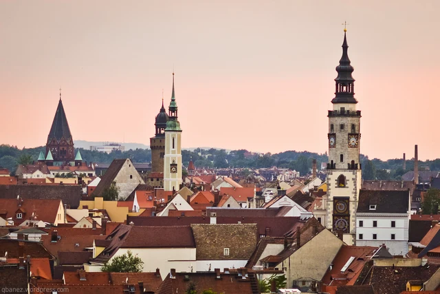 Altstadt mit Rathausturm in Görlitz